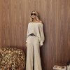 CONJUNTO MARLENE TRICÔ MOUSSE - CRU