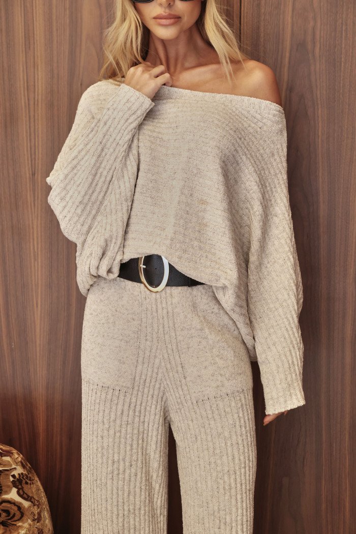 CONJUNTO MARLENE TRICÔ MOUSSE - CRU
