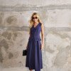 CONJUNTO SEATLLE COLETE E PANTACOURT ALFAITARIA - AZUL JEANS