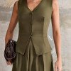 CONJUNTO SEATLLE COLETE E PANTACOURT ALFAITARIA - VERDE