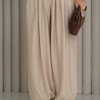 CONJUNTO ARÁBIA CALÇA ALADIM BLUSA CAVA AMERICANA - AREIA