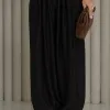 CONJUNTO ARÁBIA CALÇA ALADIM BLUSA CAVA AMERICANA - PRETO