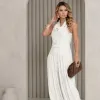 CONJUNTO ARÁBIA CALÇA ALADIM BLUSA CAVA AMERICANA - OFF WHITE