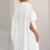 VESTIDO LONGO BETHY T.Q.C COM CAPA - OFF WHITE