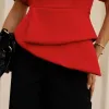 BLUSA ALEXIA PEPLUM - VERMELHO