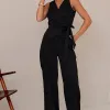 CONJUNTO MELINA CALÇA COM BLUSA TRANSPASSADA - PRETO