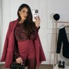 BLAZER RITA ALFAIATARIA GLAMOROUS - VINHO