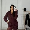 CONJUNTO FERNANDA CAMISA RENDA GLAMOROUS - VINHO