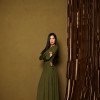 VESTIDO SORAYA MANGA LONGA - VERDE OLIVA