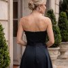 VESTIDO DE FESTA ÍRIS ZIBELINE T.Q.C - PRETO