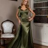 VESTIDO DE FESTA SEVILHA ALFAIATARIA PRADA - VERDE OLIVA