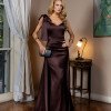 VESTIDO DE FESTA SEVILHA ALFAIATARIA PRADA - MARROM