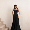 VESTIDO DE FESTA MAITÊ SAIA PLISSADA CHOKER - PRETO