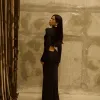 VESTIDO SUZANE MANGA LONGA DETALHE CINTURA - PRETO