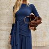 CONJUNTO ANA PAULA BLUSA NÓ - AZUL MARINHO