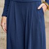 CONJUNTO ANA PAULA BLUSA NÓ - AZUL MARINHO