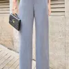 CONJUNTO ANNA ALFAIATARIA DETALHE BOTÃO - CINZA