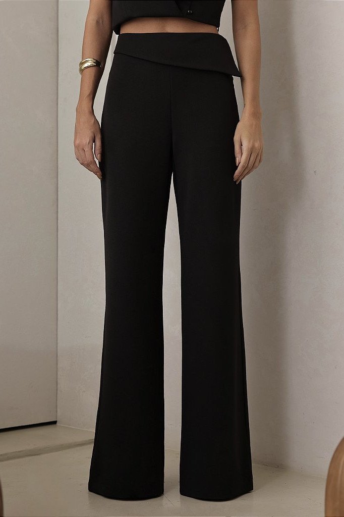 CONJUNTO ANNA ALFAIATARIA DETALHE BOTÃO - PRETO
