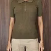 BLUSA JASMINE POLO - VERDE MILITAR