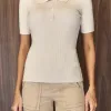 BLUSA JASMINE POLO - BEGE