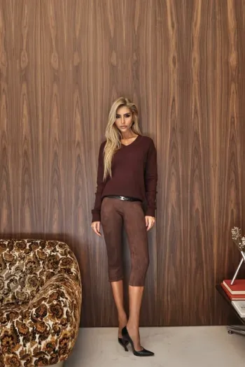 CALÇA MARTHA CORSÁRIO - MARROM