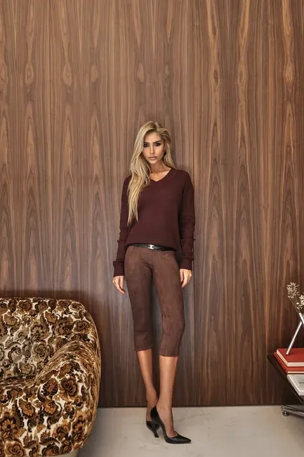 CALÇA MARTHA CORSÁRIO - MARROM