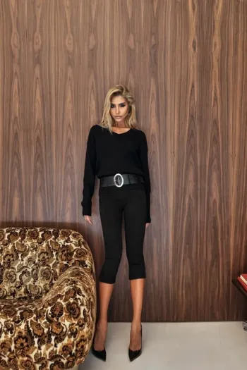 CALÇA MARTHA CORSÁRIO - PRETO