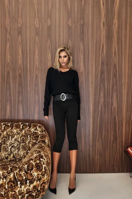 CALÇA MARTHA CORSÁRIO - PRETO