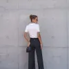 CALÇA JOSIANE CUPRO - PRETO