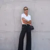 CALÇA JOSIANE CUPRO - PRETO