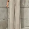 CALÇA MANU CÓS ELÁSTICO - AREIA