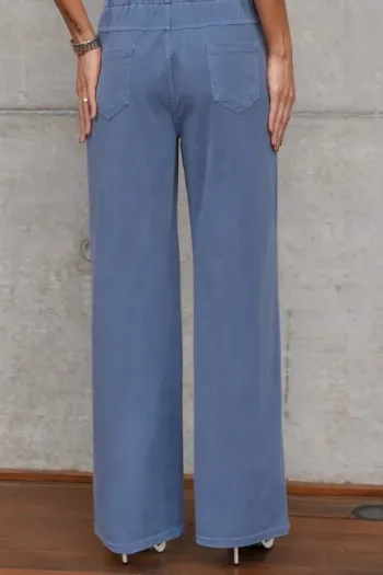 CALÇA MANU CÓS ELÁSTICO - AZUL CLARO
