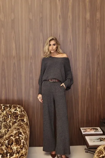 CONJUNTO MARLENE TRICÔ MOUSSE - CHUMBO