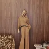 CONJUNTO MARLENE TRICÔ MOUSSE - BISCUIT