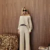 CONJUNTO MARLENE TRICÔ MOUSSE - CRU