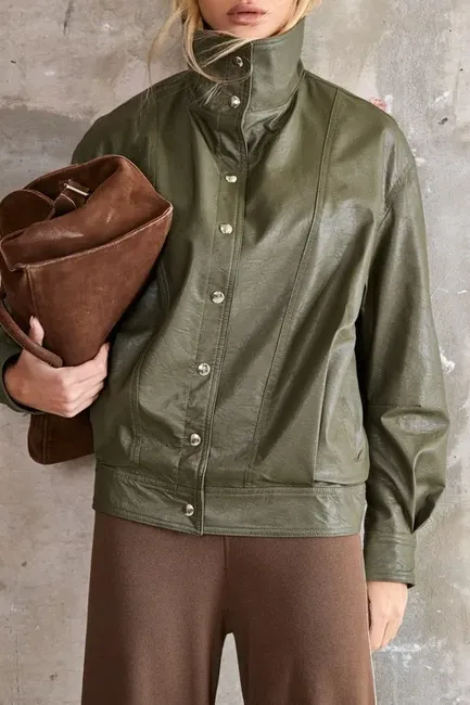 JAQUETA BOMBER COURINO - VERDE MILITAR