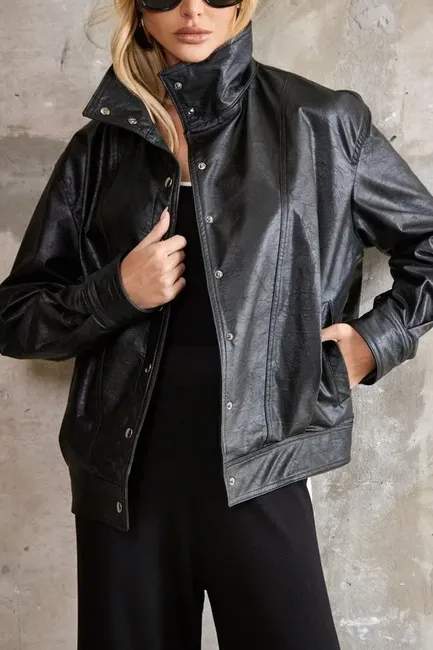JAQUETA BOMBER COURINO - PRETO