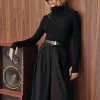 BLUSA LUDMILLA MODAL DEDINHO GOLA - PRETO