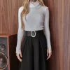 BLUSA LUDMILLA MODAL DEDINHO GOLA - BRANCO