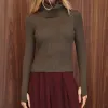 BLUSA LUDMILLA MODAL DEDINHO GOLA - VERDE MUSGO