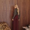 CALÇA JÚLIA ALFAITARIA PREGAS - MARSALA