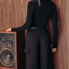 CALÇA JÚLIA ALFAITARIA PREGAS - PRETO