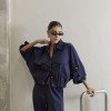 CONJUNTO BLUSA E CALÇA JOGGER MIRELLA - AZUL MARINHO