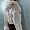 CASACO NICKY COURINO PELO REMOVÍVEL - OFF WHITE