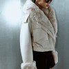 CASACO NICKY COURINO PELO REMOVÍVEL - OFF WHITE