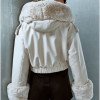 CASACO NICKY COURINO PELO REMOVÍVEL - OFF WHITE