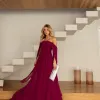 VESTIDO DE FESTA GRÉCIA T.Q.C CAUDA - FÚCSIA