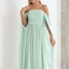 VESTIDO DE FESTA GRÉCIA T.Q.C CAUDA - VERDE MENTA
