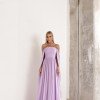 VESTIDO DE FESTA GRÉCIA T.Q.C CAUDA - LILÁS