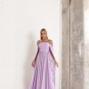 VESTIDO DE FESTA GRÉCIA T.Q.C CAUDA - LILÁS